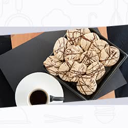 Przepis: Makaroniki z kawą