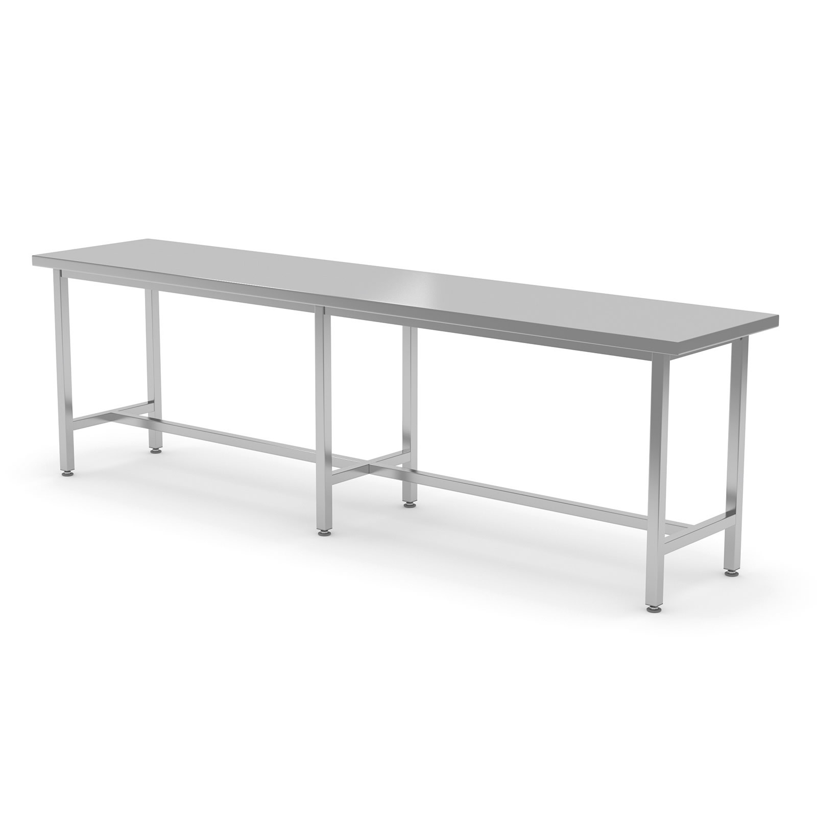 Polgast Stół centralny wzmocniony bez półki 2100x700x850 mm Polgast Stół centralny wzmocniony bez półki 2100x700x850 mm