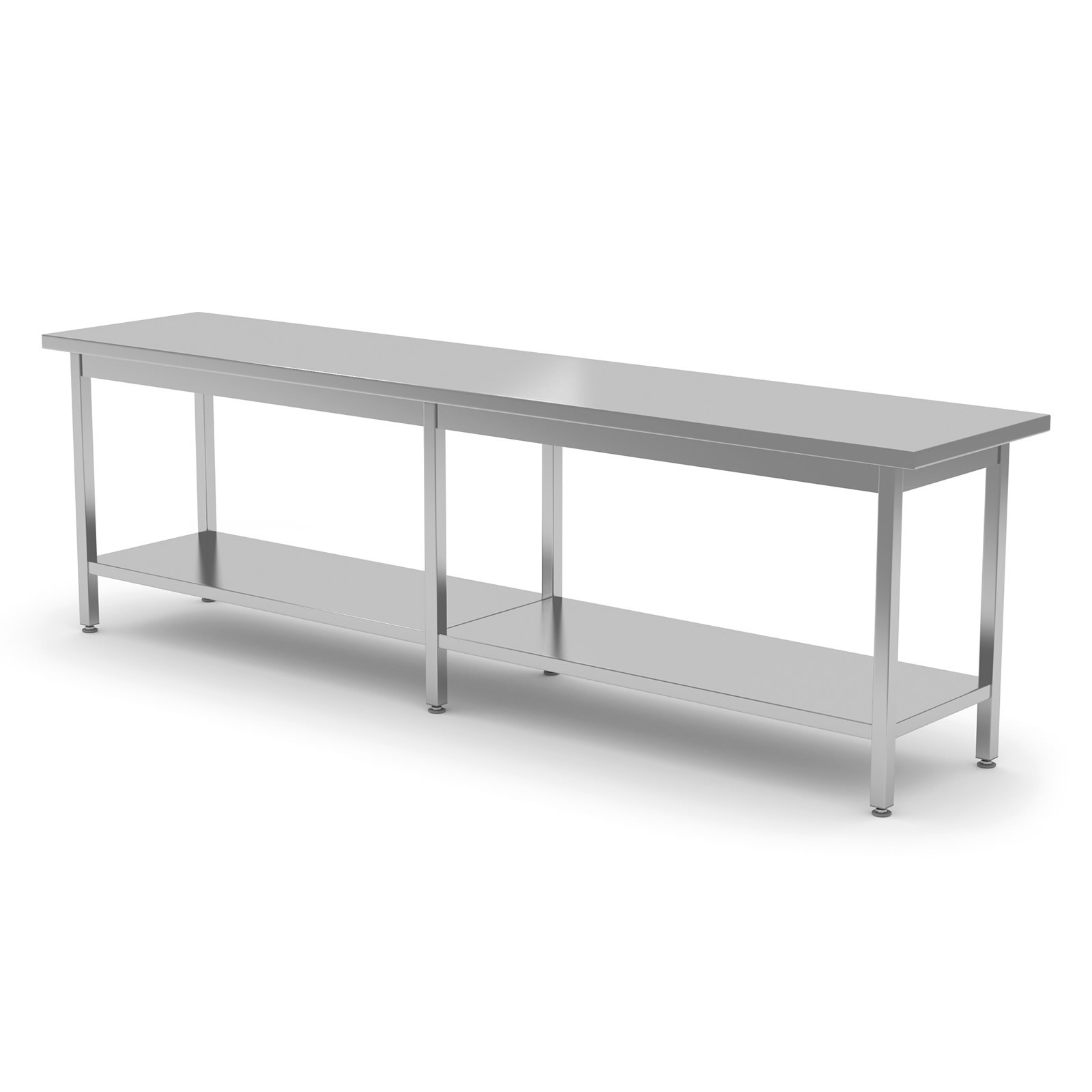 Polgast Stół centralny z półką 2600x700x850 mm Polgast Stół centralny z półką 2600x700x850 mm