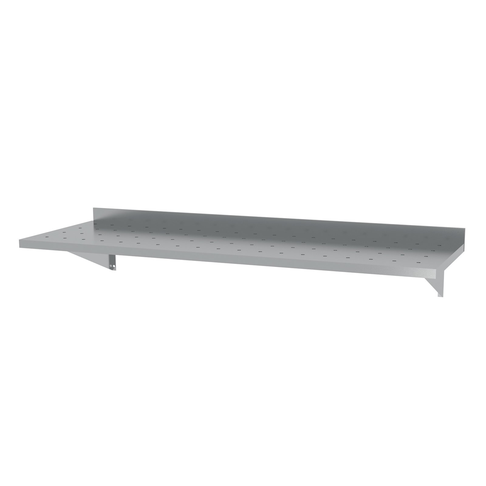 Polgast Półka wisząca perforowana z dwiema konsolami 700x300x250 mm Polgast Półka wisząca perforowana z dwiema konsolami 700x300x250 mm