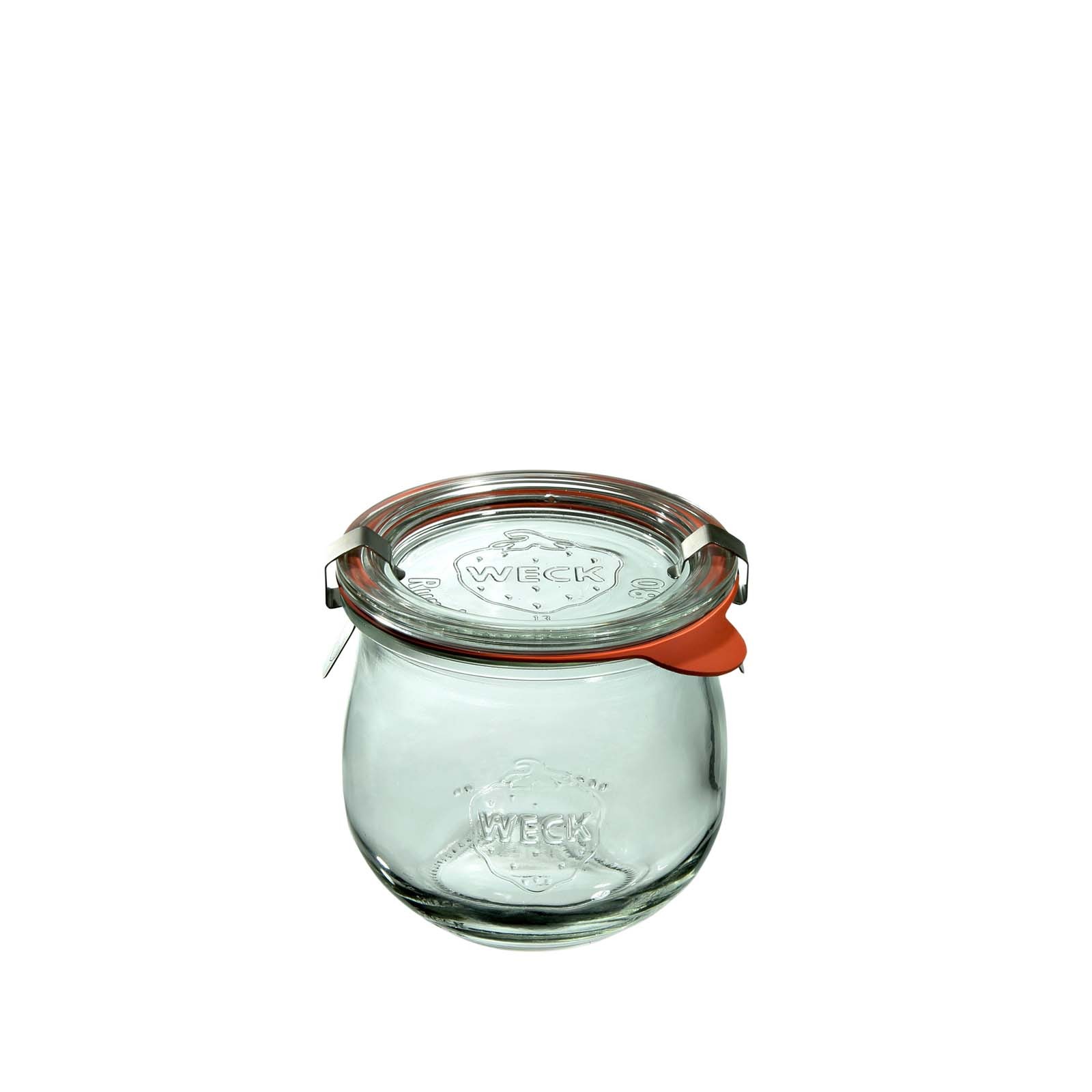 Weck Słoik Tulip z pokrywką, uszczelką i zapinkami 370 ml - 6 szt.