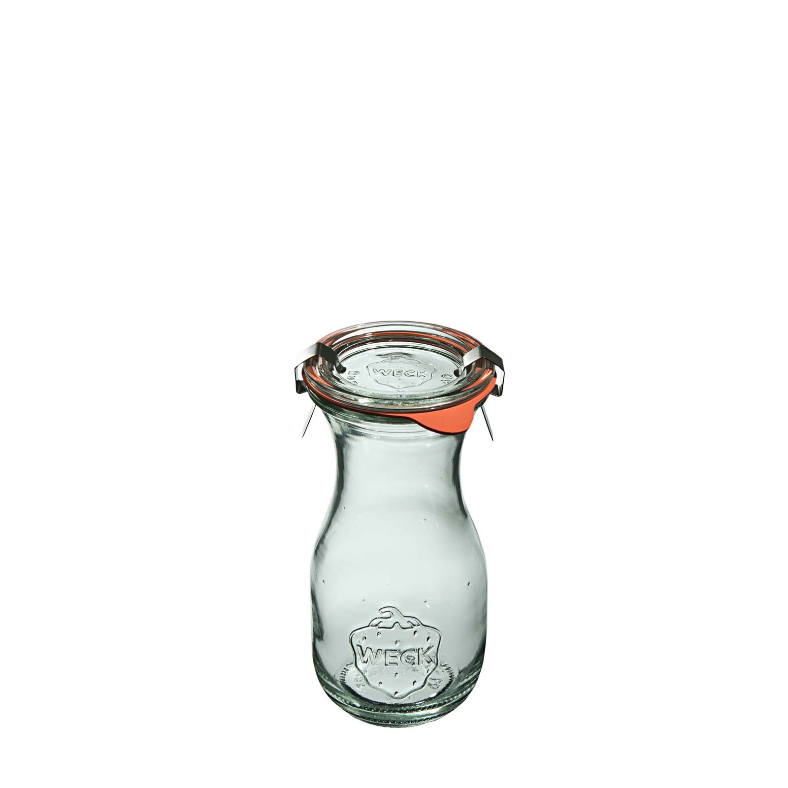 Weck Butelka z pokrywką, uszczelką i zapinkami 290 ml - 6 szt. 