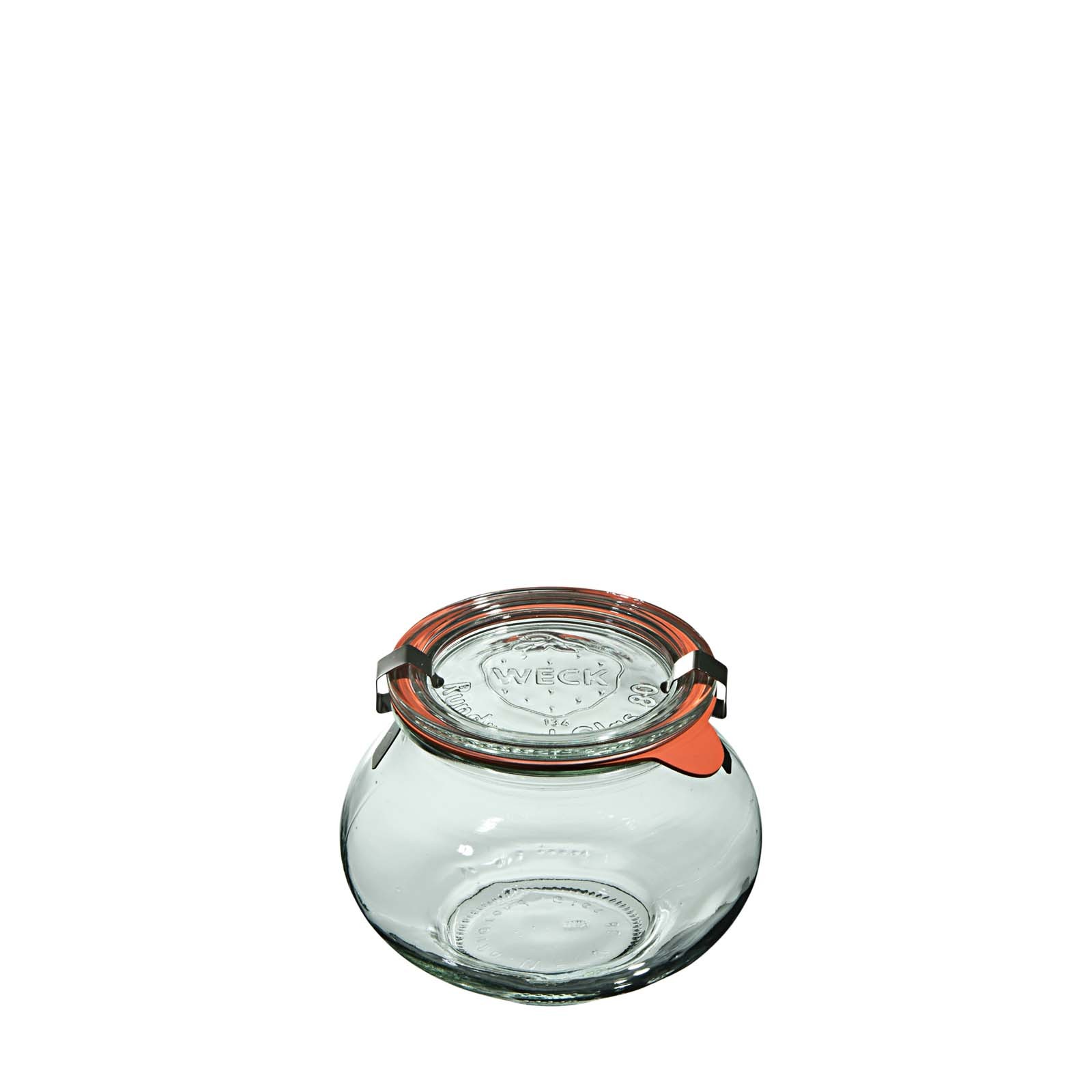 Weck Słoik Deco z pokrywką, uszczelką i zapinkami 560 ml - 6 szt. 