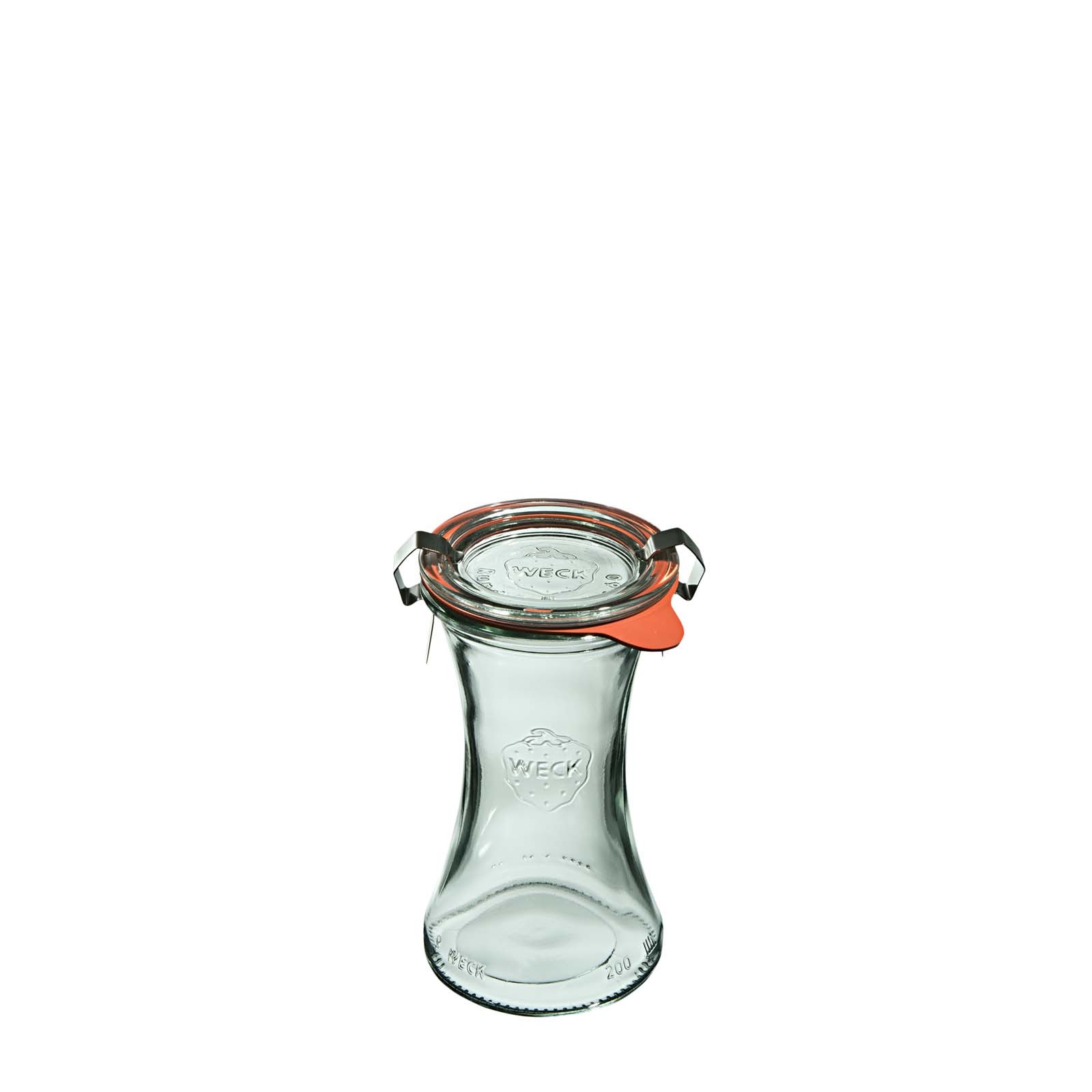 Weck Słoik Deli z pokrywką, uszczelką i zapinkami 200 ml - 6 szt.