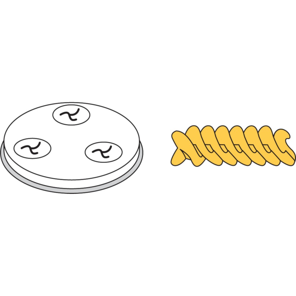Hendi Końcówka do maszyny produkującej makaron Fusilli ⌀9 mm