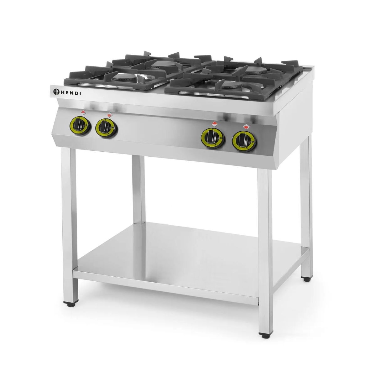 Hendi Kuchnia gazowa 4-palnikowa 19 kW na podstawie otwartej | Kitchen Line Hendi Kuchnia gazowa 4-palnikowa 19 kW na podstawie otwartej | Kitchen Line