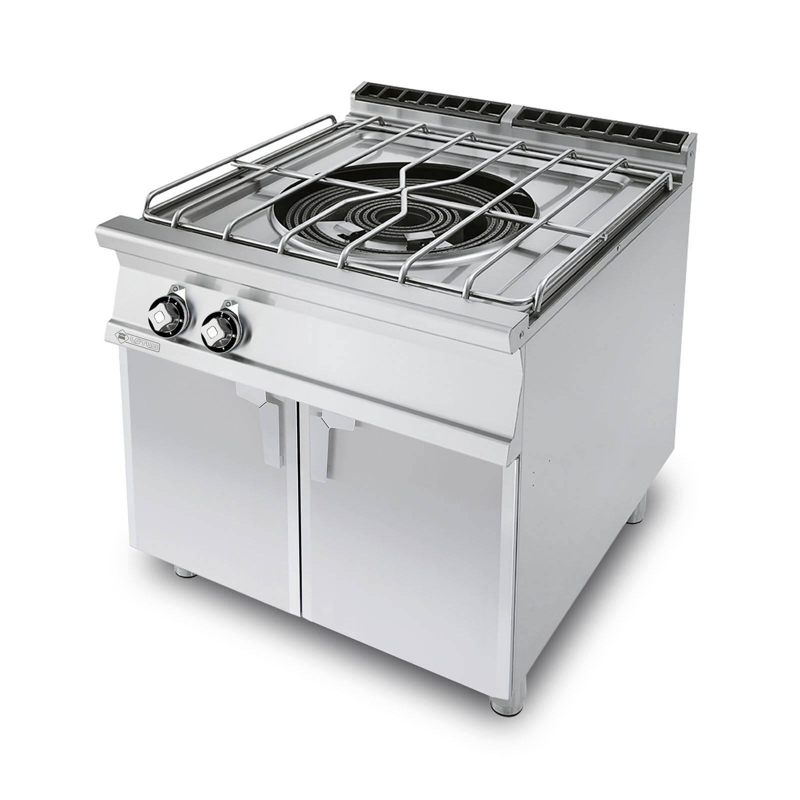 RM Kuchnia gazowa z 1-palnikowa 26,7 kW z szafką otwartą | PA - 98 G