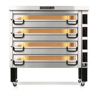 Pizza Master Piec do pizzy 4-komorowy 4x15x⌀25 cm | Modular PM 700