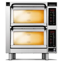 Pizza Master Piec do pizzy 2-komorowy 2x⌀25 cm - 2 piętra | CounterTop 400