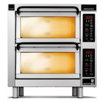 Pizza Master Piec do pizzy 2-komorowy 4x⌀25 cm - 2 piętra | CounterTop 450