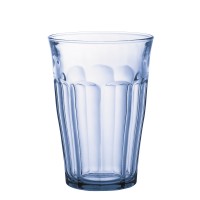 Duralex Szklanka wysoka 360 ml niebieska - 6 sztuk | Picardie