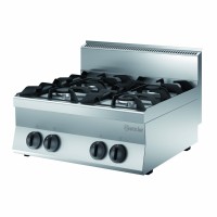 Bartscher Kuchnia nastawna gazowa 4-palnikowa 18 kW | 650 Snack