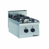 Bartscher Kuchnia nastawna gazowa 2-palnikowa 9,5 kW | 600 Imbis
