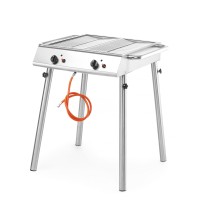 Hendi Grill gazowy Xantos 9,5 kW 2-palnikowy