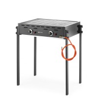 Hendi Grill gazowy Roast-Master Pro Black 11,6 kW 2-palnikowy 