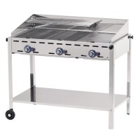 Hendi Grill gazowy Green Fire 3-palnikowy Profi Line