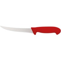 Stalgast Nóż do oddzielania kości zagięty HACCP 150 mm czerwony