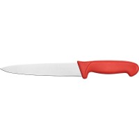 Stalgast Nóż do krojenia HACCP 180 mm czerwony | Premium