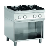Bartscher Kuchnia gazowa 4-palnikowa na podstawie otwartej 29,4 kW