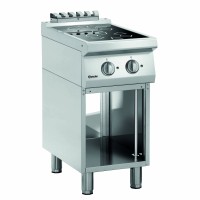 Bartscher Bartscher Kuchnia indukcyjna 2-polowa 10 kW z otwartą podstawą | 2FLOU-1