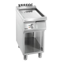 Bartscher Płyta grillowa elektryczna gładka 400 mm z otwartą podstawą | 700 Classic