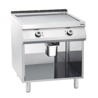 Bartscher Płyta grillowa elektryczna gładka z podstawą otwartą 800 mm | 900 Master