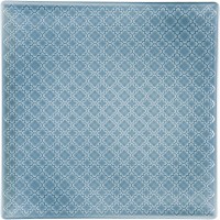Lubiana Talerz płytki 170x170 mm kolor szaroniebieski | Marrakesz
