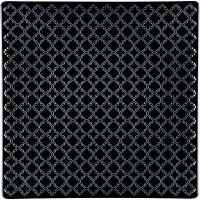 Lubiana Talerz płytki 255x255 mm kolor czarny | Marrakesz