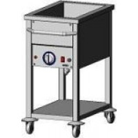 Egaz Bemar elektryczny 1-komorowy 400x600x850 mm z półką jezdny 0,8 kW BE-1J