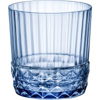 Bormioli Rocco Szklanka niska 370 ml niebieska | America' 20 s