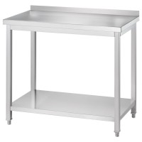 Gredil Stół przyścienny z półką 1200x700x850 mm skręcany
