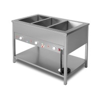 Egaz Bemar elektryczny 3-komorowy 1100x600x850 mm z półką 2,4 kW BE-3WS