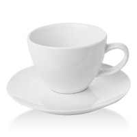 Fine Dine Bianco Filiżanka elegancka ze spodkiem 230 ml