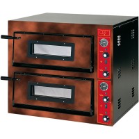 GGF Piec do pizzy 2-komorowy 2x4x30 cm | E-Line Rustica