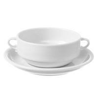 Fine Dine Bianco Bulionówka z uszami 380 ml