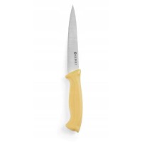 Hendi Nóż do filetowania HACCP 300 mm żółty