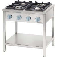 Stalgast Kuchnia gazowa 4-palnikowa skręcana 20.5 kW - gaz ziemny