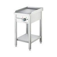 Stalgast Płyta grillowa elektryczna wolnostojąca ryflowana 4 kW