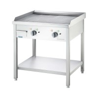 Stalgast Płyta grillowa elektryczna wolnostojąca ryflowana 8,1 kW