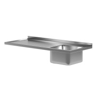Polgast Blat ze zlewem (L) 1100x600x40 mm