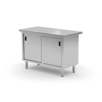 Polgast Stół centralny przelotowy - szafka z drzwiami suwanymi 1500x600x850 mm