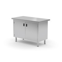 Polgast Stół centralny przelotowy - szafka z drzwiami na zawiasach 1200x600x850 mm