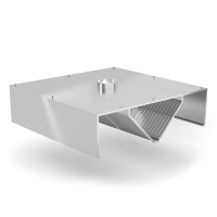 Polgast Okap centralny skrzyniowy 4900x2400x450 mm