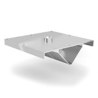 Polgast Okap centralny skośny 5000x2200x450 mm