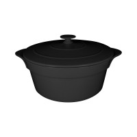 RAK Neofusion Pokrywa do kociołka czarna ⌀160 mm 467 ml