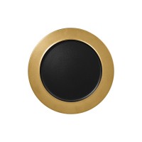 RAK Metalfusion Talerz płaski z rantem złoty ⌀320 mm
