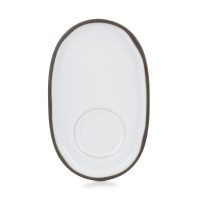 Revol Spodek do filiżanki do espresso 135x83 mm Biała Chmura | Caractere