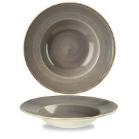 Churchill Stonecast Peppercorn Grey Talerz do pasty 468 ml