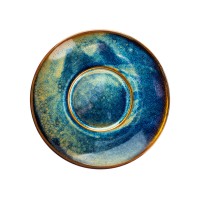 Verlo Deep Blue Spodek do filiżanki do espresso ⌀130 mm