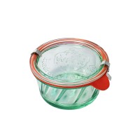Weck Słoik Bakery 450 ml z pokrywką, uszczelką i zapinkami - 6 szt.